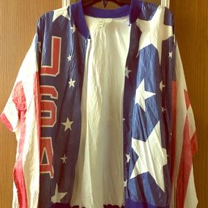 USA 1992 Vintage Olympics Track Warm-up Jacket